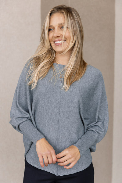 Sophie Dolman Sweater, Ash Grey