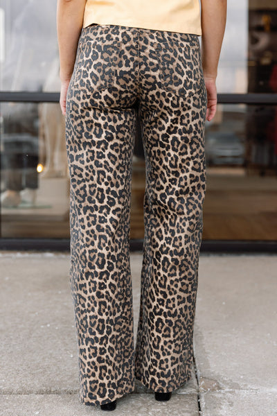 Milan Leopard Print Jeans