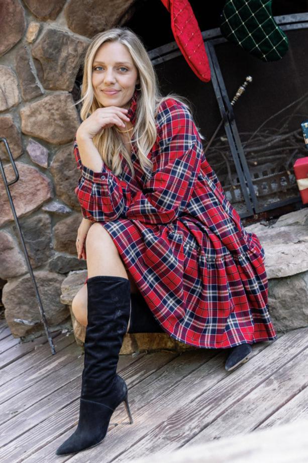 Holly Plaid Dress Red Plaid / S Holly Plaid Dress Red Plaid / S