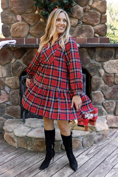 Holly Plaid Dress