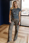 Milan Leopard Print Jeans