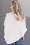 Kai Asymmetric Sweater, Ivory