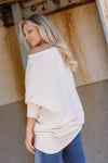 Kai Asymmetric Sweater, Ivory