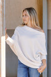 PRE-ORDER Kai Asymmetric Sweater, Ivory