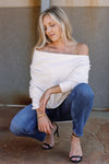 PRE-ORDER Kai Asymmetric Sweater, Ivory