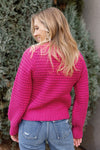 Melanie Mixed Stitch Sweater