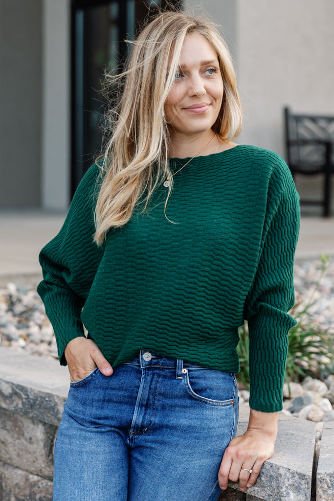 Gianna Sweater, Evergreen