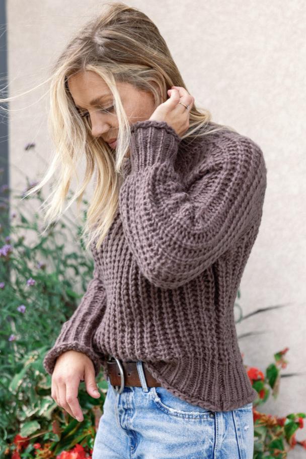 Brax Chunky Sweater, Mocha