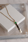 Laramie Necklace, Emerald Jade