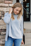 Blakely Sweater, Heather Grey