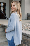 Blakely Sweater, Heather Grey