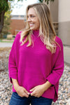 Blakely Sweater, Fuschia