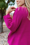 Blakely Sweater, Fuschia