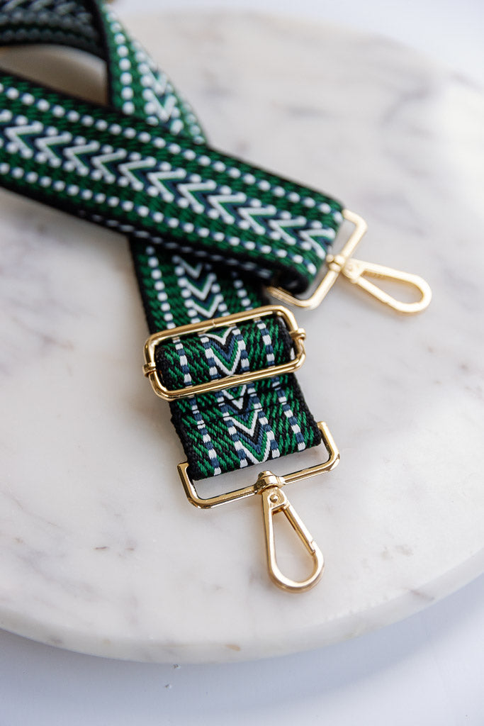 Resin Crossbody Chain Strap, Green