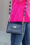 Resin Crossbody Chain Strap, Blue
