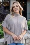 Pre-Order Bisset Loose Fit Mock Neck Sweater