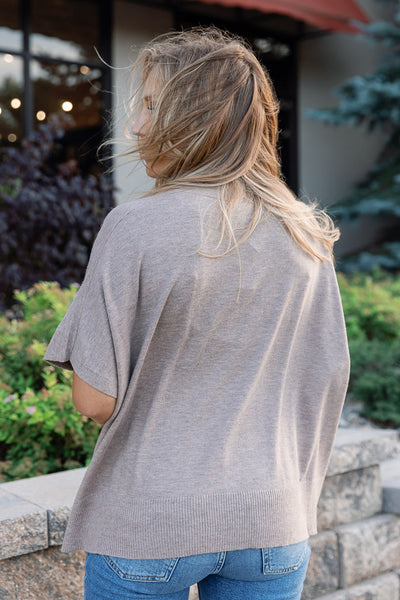 Pre-Order Bisset Loose Fit Mock Neck Sweater