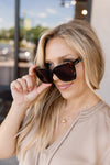 Lizzy Sunglasses, Multi Tortoise