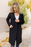 Celeste Cardi-Coat, Black