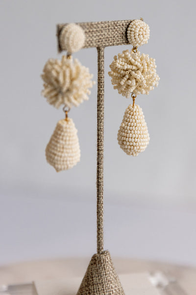 Arista Beaded Drop Earrings