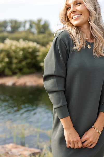 Spanx Air Essentials Crew Neck Dress