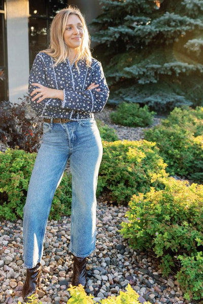 Rails Getty Crop Jeans, Geranium