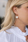 Designer CC Heart Earrings