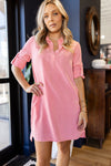 Bella Dahl A-Line Shirt Dress, Blossom Pink