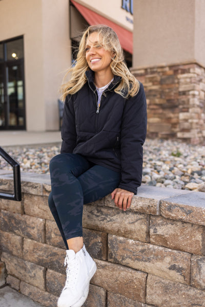 Loren Reversible Half Zip Jacket