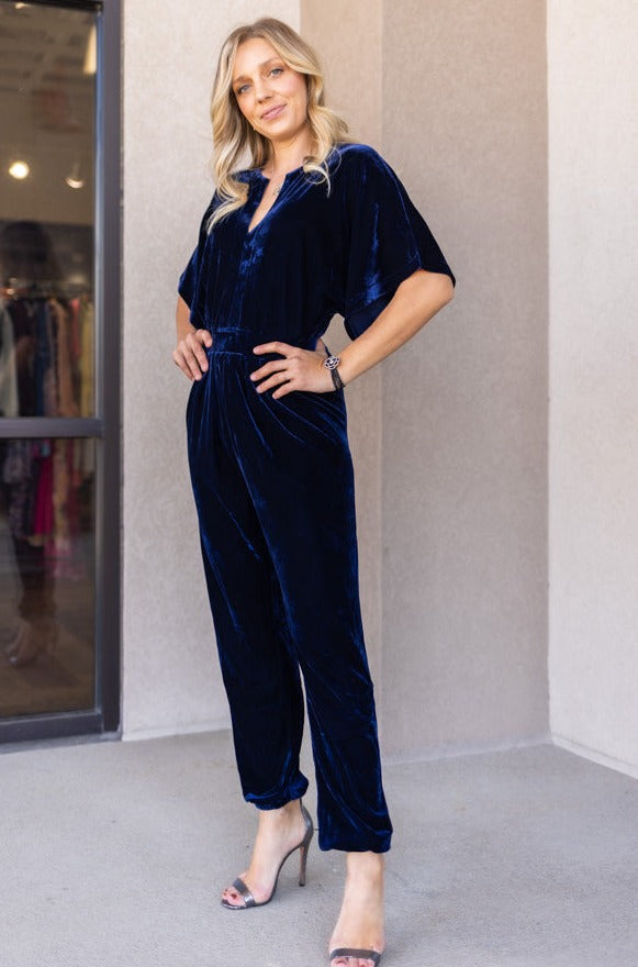 Selena Velvet Jumpsuit
