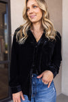 Bianca Washed Velvet Shirt