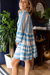 Lucca Tiered Embroidered Dress