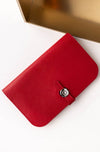 Portfolio Clutch Wallet, Red