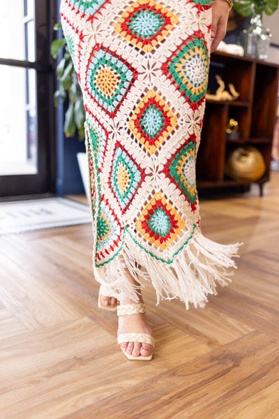 Malibu Crochet Tank Dress/Cover-up