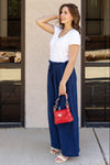 Calhoun Wide Leg Cotton Gauze Pants