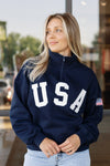 USA Half Zip Pullover