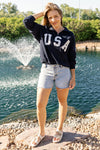 USA Half Zip Pullover