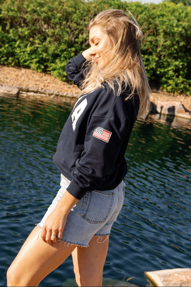 USA Half Zip Pullover