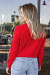 Perfect White Tee Ziggy Reverse Fleece Shrunken Crew