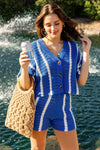 Tori Sweater Knit Short Set