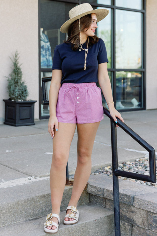 Briella Mini Check Shorts