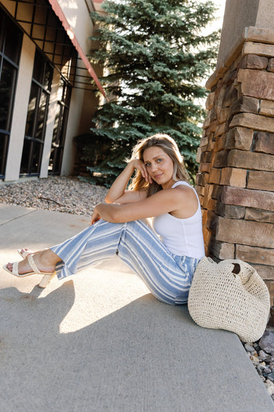 Brooke Dobby Stripe Pants