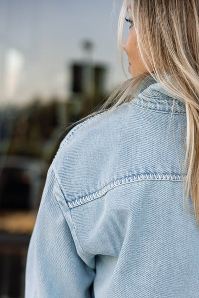STILL HERE Western Shirt Jacket