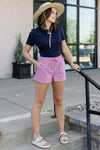 Briella Mini Check Shorts