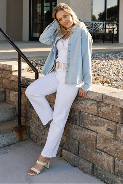 STILL HERE Western Shirt Jacket