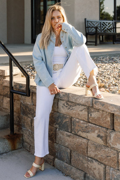 STILL HERE Western Shirt Jacket