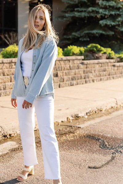 STILL HERE Western Shirt Jacket