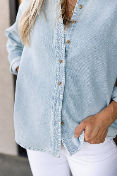 STILL HERE Western Shirt Jacket