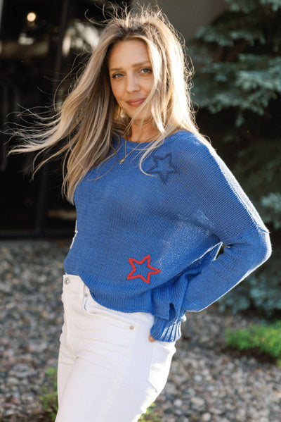 Star Spangled Crew Neck