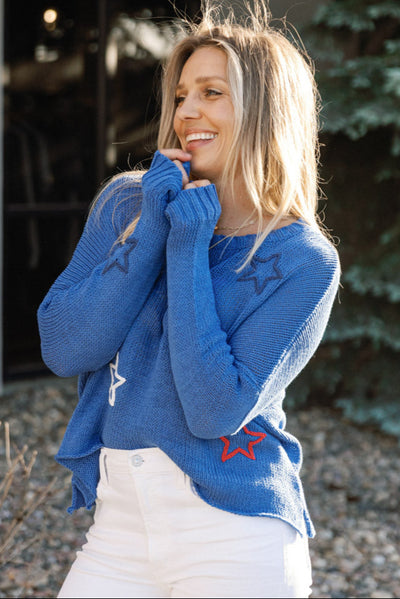 Star Spangled Crew Neck